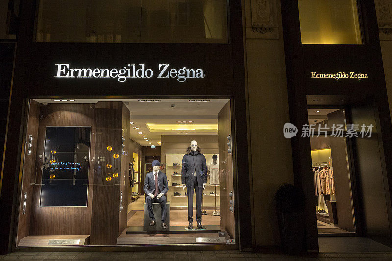 杰尼亚(Ermenegildo Zegna)的标志。杰尼亚(Ermenegildo Zegna)是来自意大利的奢侈时装设计师、制造商和零售商。